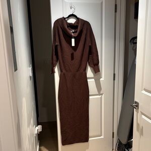 Favorite Daughter Chocolate Long Sleeve Dress